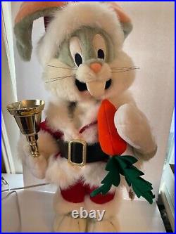 Bugs Bunny Christmas -warner Bros 1996 Animated Light Up Figure Rare
