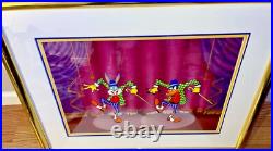 Bugs Bunny & Daffy Duck Cel Friz Freleng Signed The Entertainers Rare