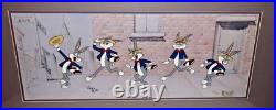 Bugs Bunny Look I'm Dancing Cel Virgil Ross Signed Rare Warner Bros + Ad's
