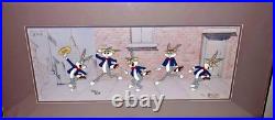 Bugs Bunny Look I'm Dancing Cel Virgil Ross Signed Rare Warner Bros + Ad's