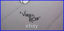 Bugs Bunny Look I'm Dancing Cel Virgil Ross Signed Rare Warner Bros + Ad's