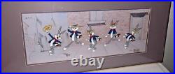 Bugs Bunny Look I'm Dancing Cel Virgil Ross Signed Rare Warner Bros + Ad's