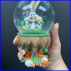Bugs Bunny Snow Globe Warner Brothers Looney Toons 13942 Rare Mint