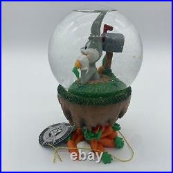 Bugs Bunny Snow Globe Warner Brothers Looney Toons 13942 Rare Mint