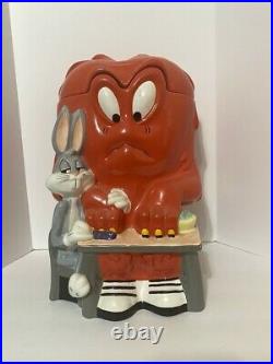 Bugs Bunny and Gossamer Cookie Jar Rare Collectible with original box