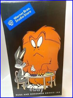Bugs Bunny and Gossamer Cookie Jar Rare Collectible with original box