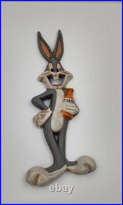 Bugs Bunny cast iron bottle opened RARE Warner Bros MCF Midwest Foundry