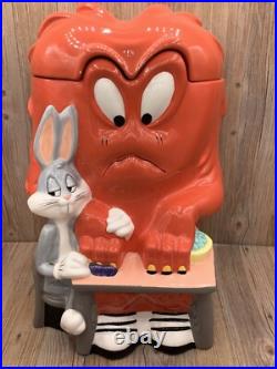 Bugs and Gossamer Cookie Jar WARNER BROS Studio Store RARE In Box Chipped