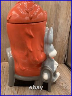 Bugs and Gossamer Cookie Jar WARNER BROS Studio Store RARE In Box Chipped