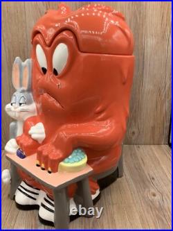 Bugs and Gossamer Cookie Jar WARNER BROS Studio Store RARE In Box Chipped