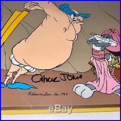 Bugs bunny cel warner brothers chuck jones signed hassan chop rare edition cell