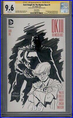 CGC SS 9.6 Dark Knight #1 Batman & Robin original sketch art Andy Kubert Rare
