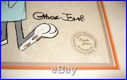 CHUCK JONES, CHEF BUGS BUNNY, Signed VINTAGE Ltd Ed CEL 38/100 SUPER RARE 82 COA