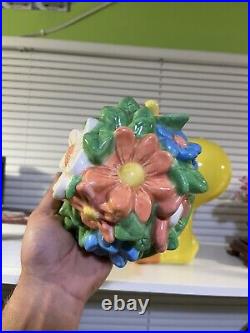 COOKIE JAR Rare Tweety Bird Flower pot, 1998, Warner Bros