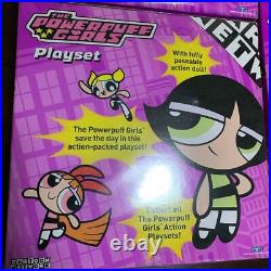 Cartoon Network Powerpuff Girls Plays Figure 4 Set Rare