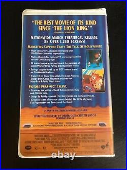 Cats Don't Dance (Warner Brothers, 1997) RARE SCREENING VERSION! Clamshell VHS