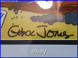 Chuck Jones Flaw Of Gravity Limited Ed Cel #4/25 Linda Jones Coa Ultra Rare
