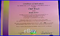 Chuck Jones Rude Jester Daffy Duck Animation Cel Signed #64/500 W. Coa Rare Find