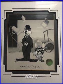 Chuck Jones SIGNED The Kid Hand Painted Sericel Ltd Edition Rare Warner Bros