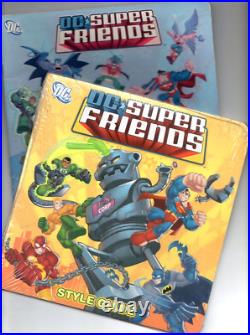 DC Super Friends, Style Guide 1 & 2, Lot. Warner Bros, Very Rare, Nm. CD
