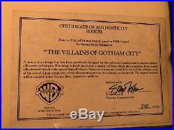 DC Villains Sericel Villains of Gotham City Limited Edition ULTRA-RARE