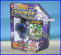 DIGIMON DIGIVICE D-POWER Renamon US VER 1.0 BLUE COL NEW With CARD RARE ONLY ONE