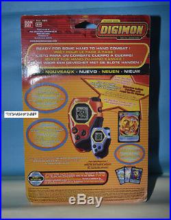 DIGIMON DIGIVICE D TECTOR US VER 1.0 RED COL NEW With CARDS RARE ONLY ONE