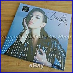 DUA LIPA Pink Color Vinyl. LP NEW RULES Signed Autographed Cover SEALED Rare