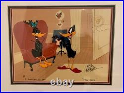 Daffy Duck 1955 Stork Naked Recreation Animation CEL 1991 RARE #53/100 LE COA