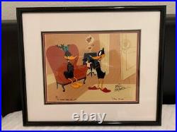 Daffy Duck 1955 Stork Naked Recreation Animation CEL 1991 RARE #53/100 LE COA