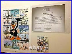 Daffy Duck Cel Warner Brothers Lobby Card Rare Number 1 Edition Animation Cell