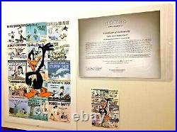 Daffy Duck Cel Warner Brothers Lobby Card Rare Number 1 Edition Animation Cell