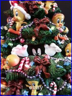 Danbury Mint Tweety Bird Lighted Christmas Tree Warner Bros Rare