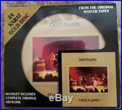 Deep Purple Made in Japan RARE DCC Warner Bros. 24 Karat Gold CD