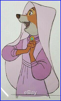 Disney Original Production Animation Cel Robin Hood Maid Marian RARE