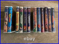 Disney & Warner Bros VHS Lot Masterpiece & Black Diamond Collection Rare