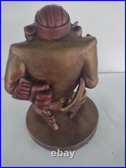 EXTREMELY RARE! AUSTIN collectible TAZMANIAN HOKEY PLAYER WARNER BROS SCULPTURE