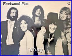 EXTREMELY RARE! Fleetwood Mac Warner Bros. Promo Poster 1975 Photo Shoot