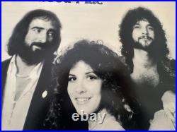 EXTREMELY RARE! Fleetwood Mac Warner Bros. Promo Poster 1975 Photo Shoot