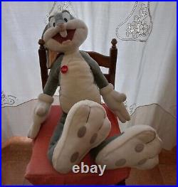 EXTREMELY RARE Warner Bros Bugs Bunny Plush by Trudi 100cm/39 Plush Toy