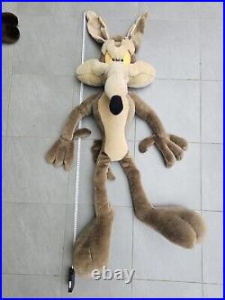 EXTREMELY RARE Wile E. Coyote 40 Plush by Trudi Warner Bros 2000