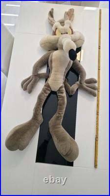 EXTREMELY RARE Wile E Coyote Jumbo Plush 48 Made By Trudi Warner Bros