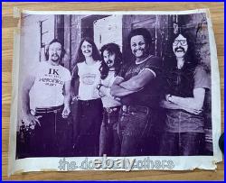 Early The Doobie Brothers 19 x 25 Promo Poster 1970s Warner Bros Rock rare