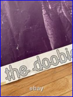 Early The Doobie Brothers 19 x 25 Promo Poster 1970s Warner Bros Rock rare