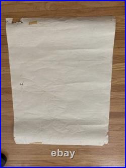 Early The Doobie Brothers 19 x 25 Promo Poster 1970s Warner Bros Rock rare