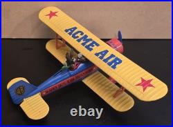 Ertl Collectibles Warner Bros Acme Air Model Plane Wile E Coyote Daffy Duck Rare