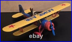 Ertl Collectibles Warner Bros Acme Air Model Plane Wile E Coyote Daffy Duck Rare
