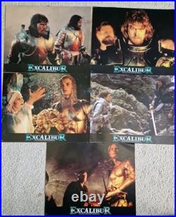 Excalibur Lobby Card Set Of 19 Rare 1981 Warner Bros German Issues