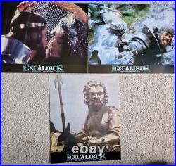 Excalibur Lobby Card Set Of 19 Rare 1981 Warner Bros German Issues Excalibur Lobby Card Set Of 19 Rare 1981 Warner Bros German Issues