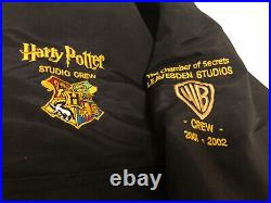 Exclusive RARE Harry Potter Jacket Cast Crew Warner Bros Christmas Hogwarts Xmas